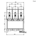 Crathco Model No. I‐PRO 3E Frozen Granita Dispenser front dimensions