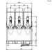 Crathco Model No. I‐PRO 3M Frozen Granita Dispenser front dimension