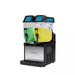 Crathco FROSTY 2 slushy machine with green and yellow slushy