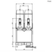 Crathco  IPRO 2E with LIGHT panel slushy machine dimensions front view