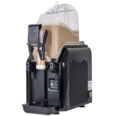 ELMECO BLarge1 Slushy Machine black front view with slushy