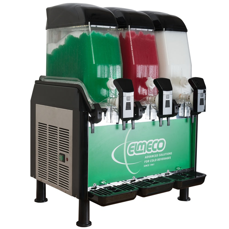ELMECO FC3 Green LED Panel Slushy Machine Side View