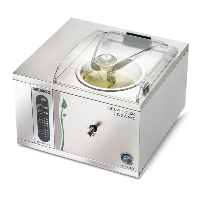 NEMOX Gelato 5K Crea NTC I Green ice cream machine top view