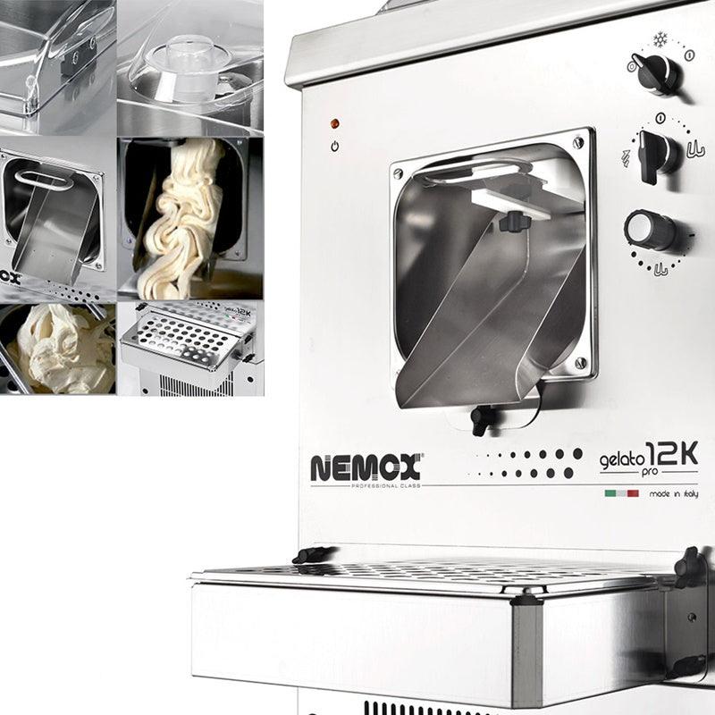 Nemox Gelato 12K Ice Cream Machine collage view