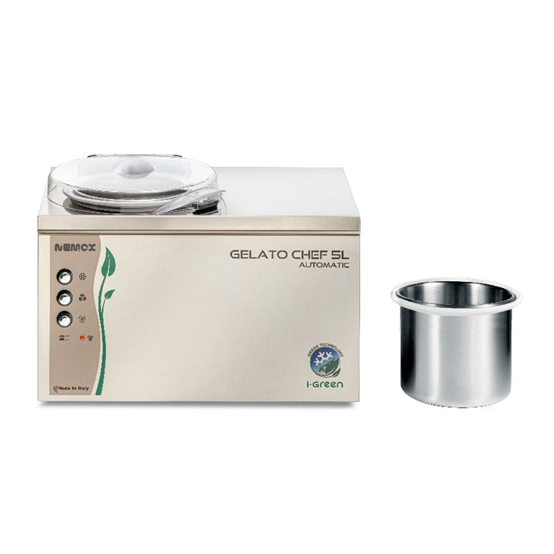 Nemox Gelato Chef 5L ice cream machine with removable pot
