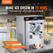 VEVOR Hard Serve Ice Cream Machine 20 mins