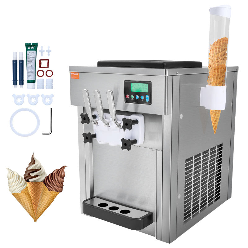 VEVOR Soft Serve 21QTpH Ice Cream Machine front