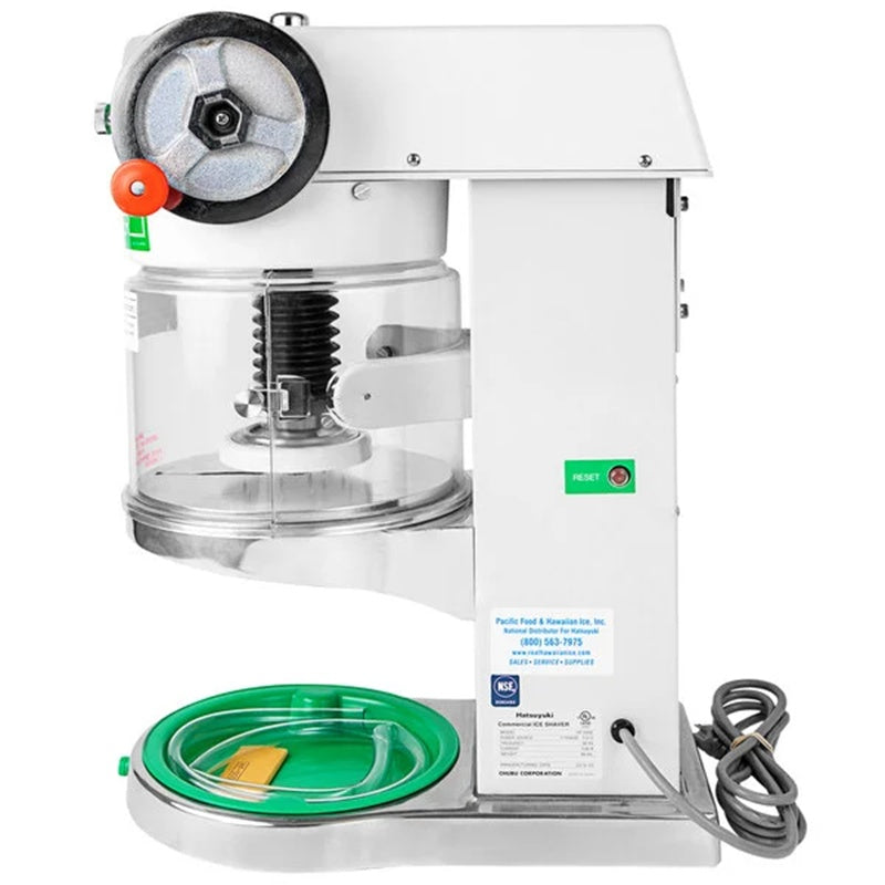 Hatsuyuki HF-500E commercial block ice shaver side view