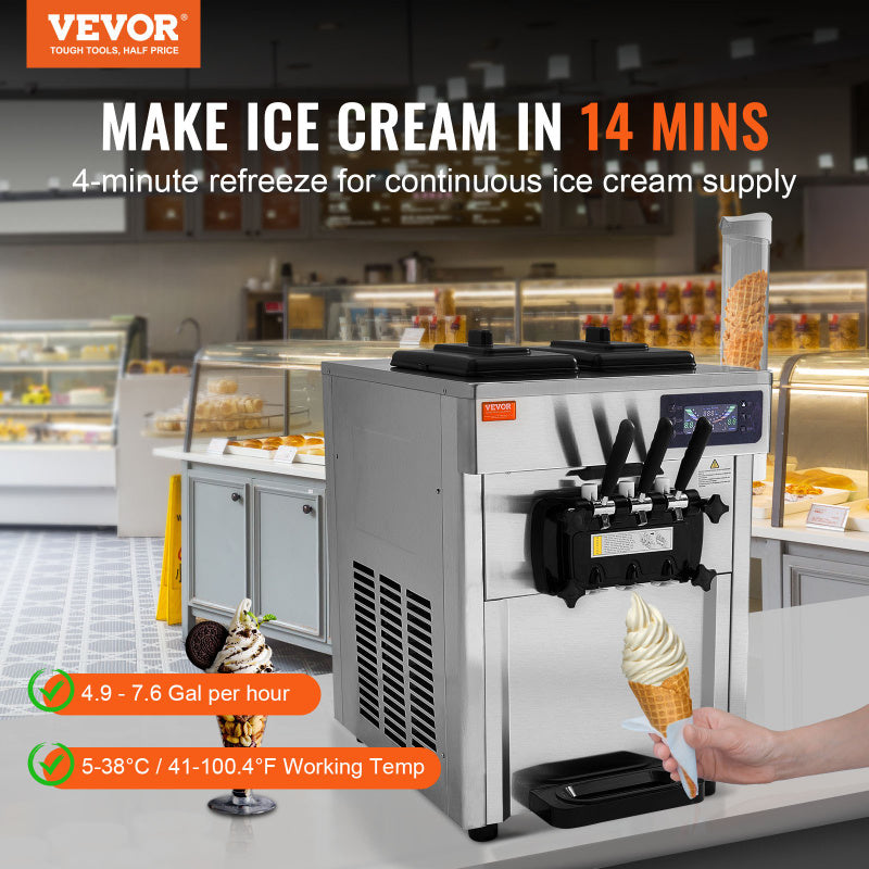 VEVOR soft serve ice-cream-maker-18 28 3 14 mins