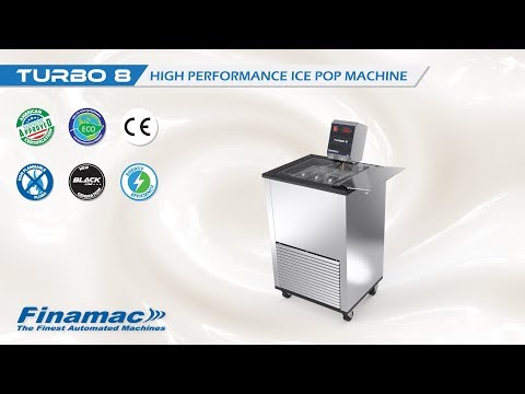 Finamac Turbo 8 Ice pop Machine working Video