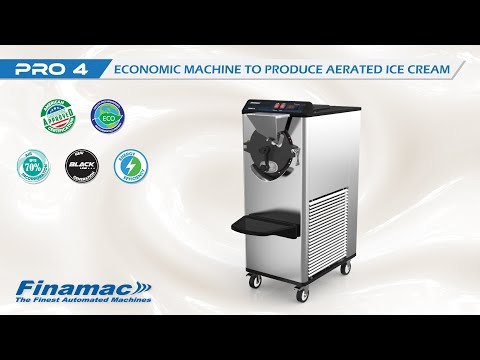 Finamac Pro 4 Gelato Machine working video