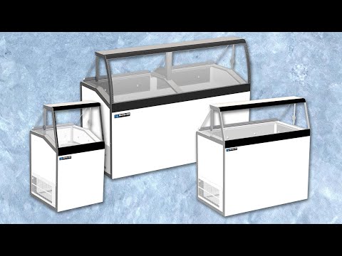 Master-bilt ice cream dipping display cabinet video 2