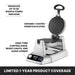 Waring WWCM180 waffle cone maker limited one-year warranty